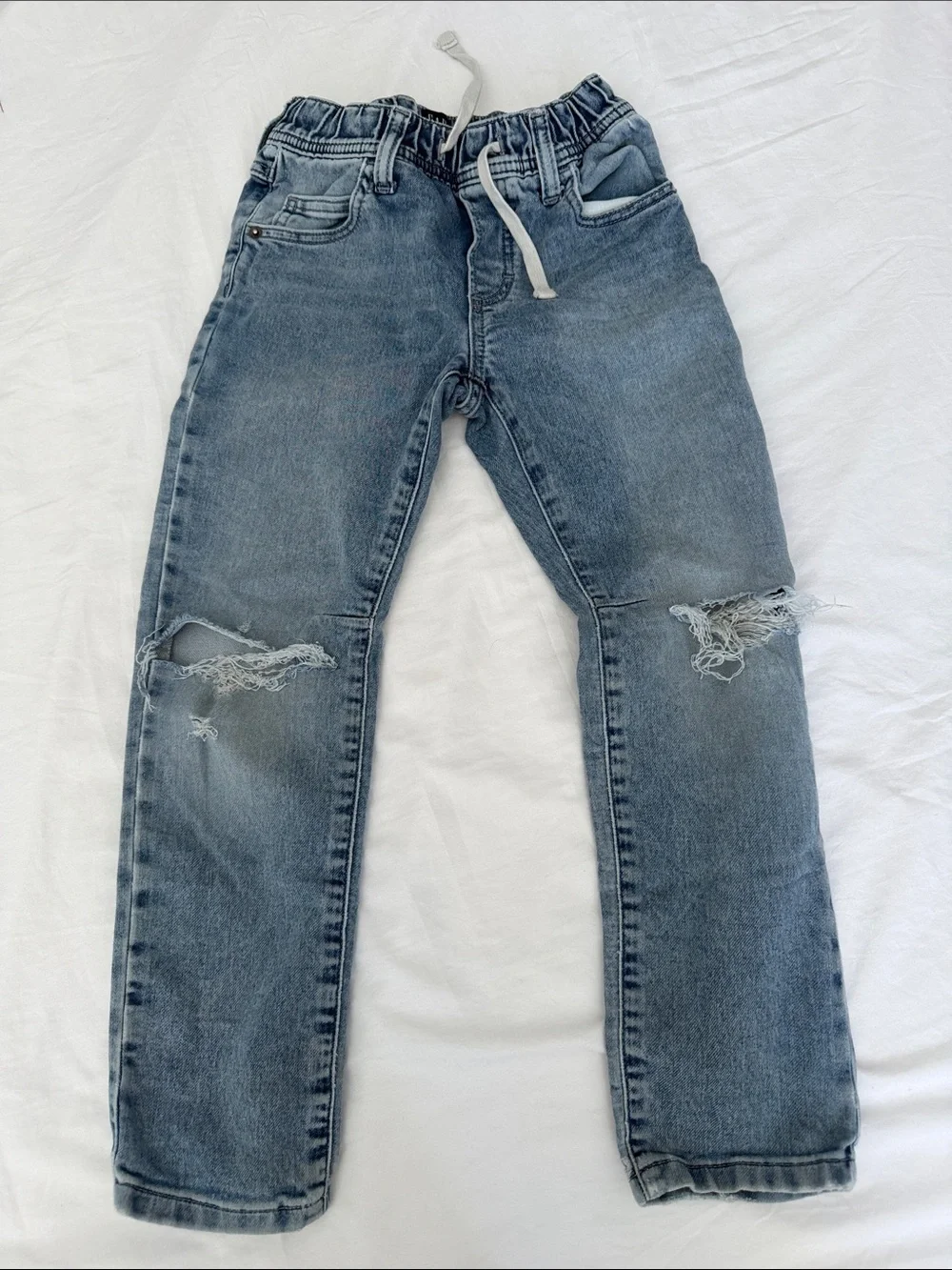 GAP Blue Denim Jeans with Contrast Stitching boys size small